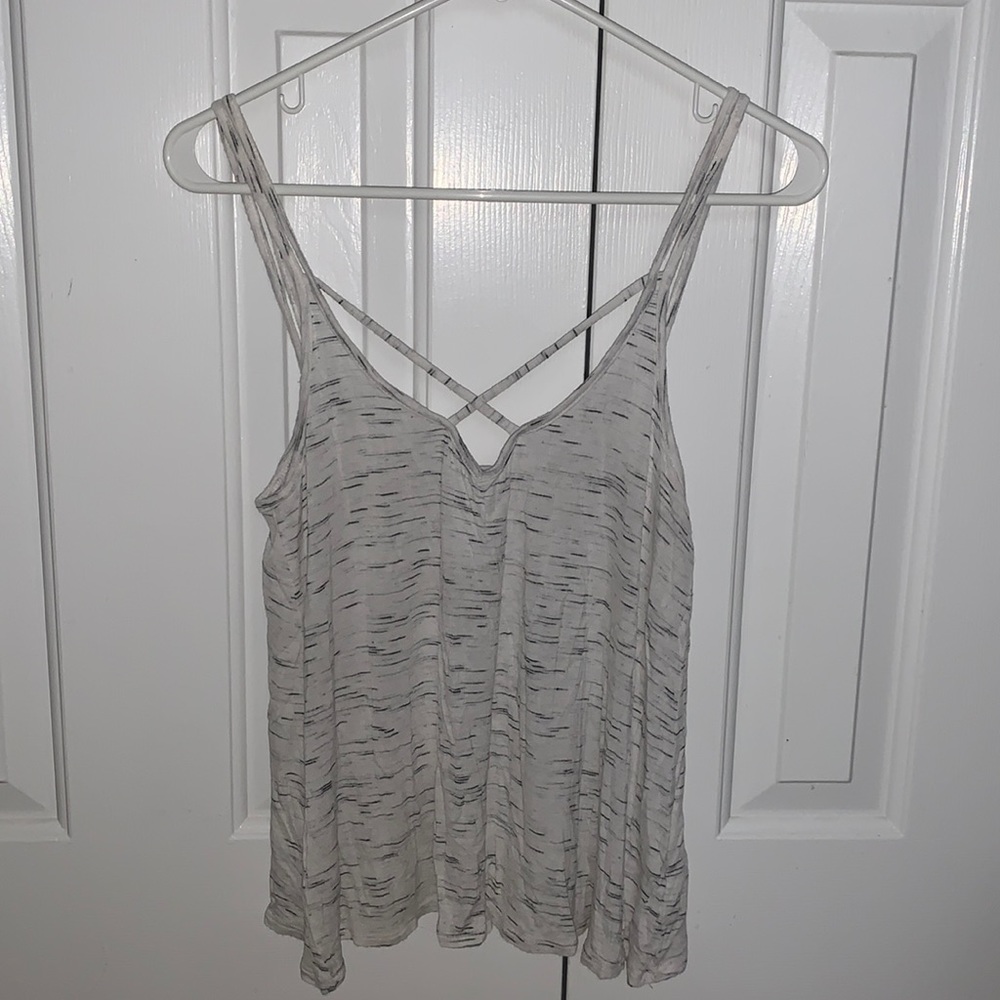 Charlotte Russe criss cross front tank top
